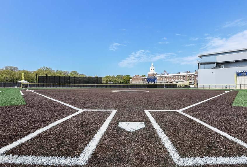 垒球 view from home plate